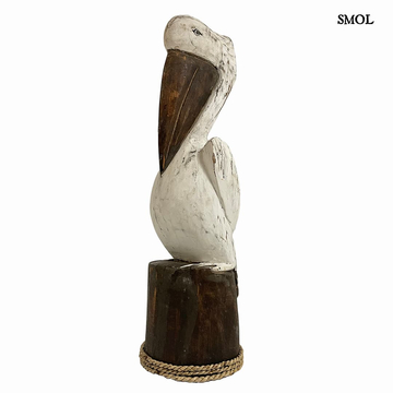 smol.hu - TIMA, fa pelikán szobor, 52 cm termékkép