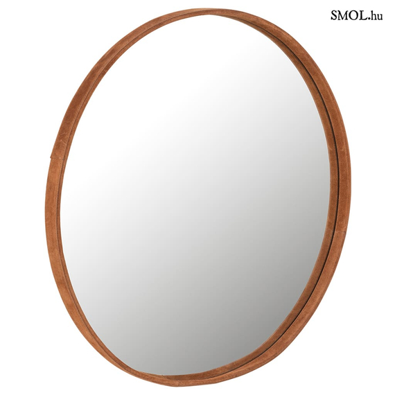 smol.hu-mirror, tükör vékony bőr kerettel termékképe