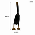 Kép 7/8 - smol.hu - CROLO, fekete, bambusz kacsafigura, 44 cm