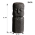 Kép 5/6 - RURU, fekete Sumba szobor, 23 cm méretekkel