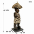 Kép 7/7 - smol.hu - YEREMA, kalapos fa szobor, 41 cm méretekkel
